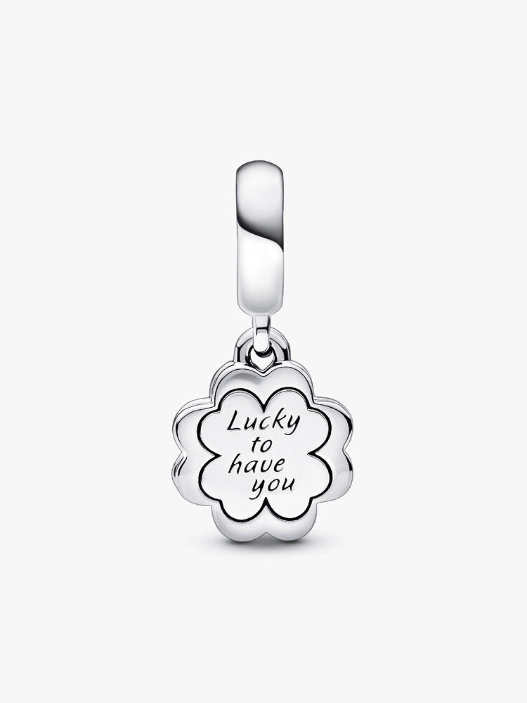 Four-leaf Clover Friendship Double Dangle Charm