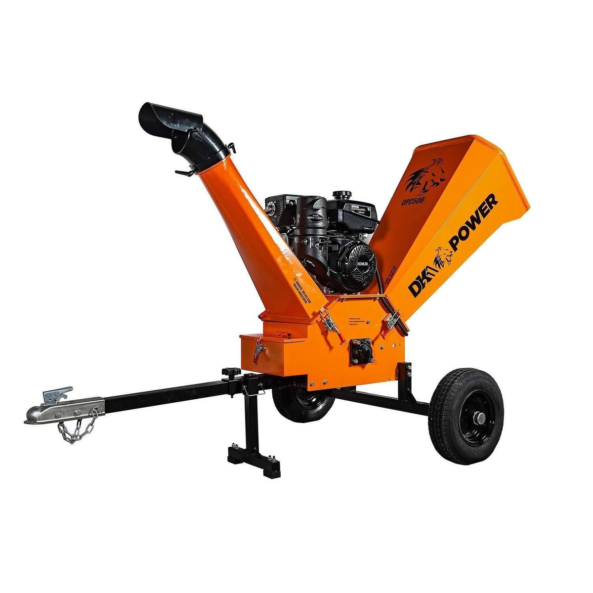 Kohler 6 in 14 HP Towable Chipper Shredder With Reversible Blades