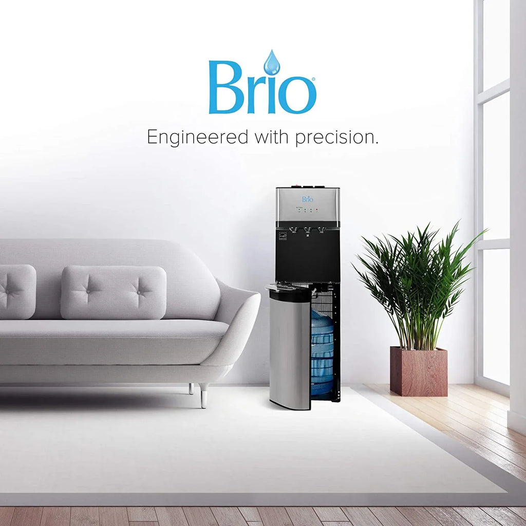Brio Self-Cleaning Bottom-Loading Water Cooler Dispenser - 3 Temperature Settings