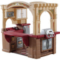 Step2 Grand Walk-In Kitchen & Grill Kids Playset, 103 Piece, Brown/Tan - Grand Walk-In Kitchen & Grill