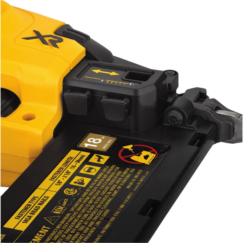 20V MAX XR Lithium-Ion Cordless 18-Gauge Brad Nailer - DCN680B