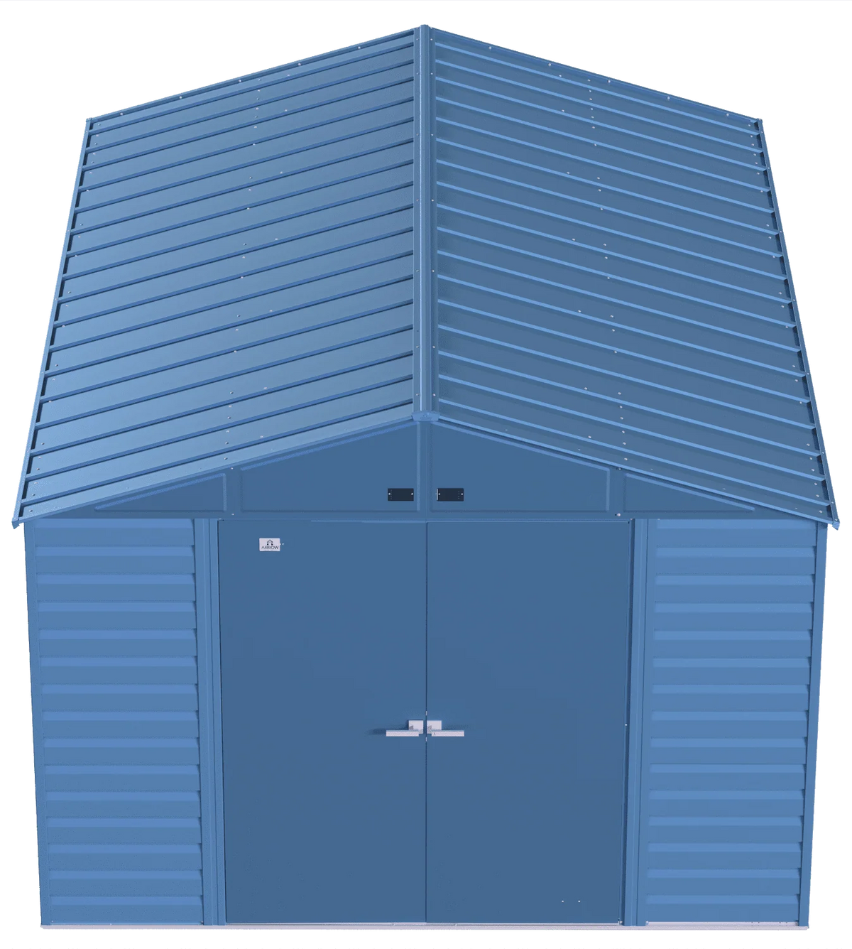 Arrow Select Steel Storage Shed, 10x14, Blue Grey