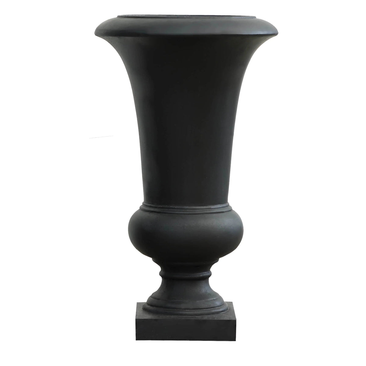 Handmade Fiber Stone Urn Planter Pot, 22.75 in Tall x 13.13 in Diameter