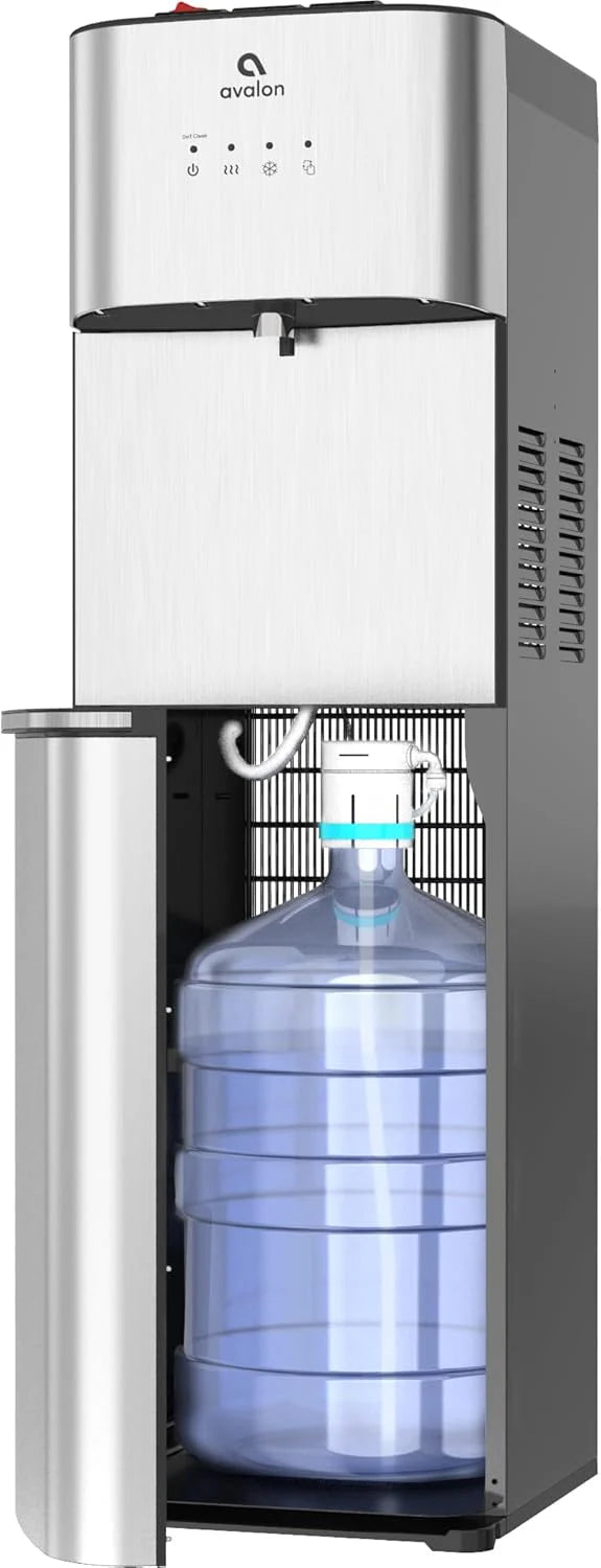 Avalon Bottom-Loading Self-Cleaning Water Cooler Dispenser, Stainless Steel, 3 Temperature Settings - A3