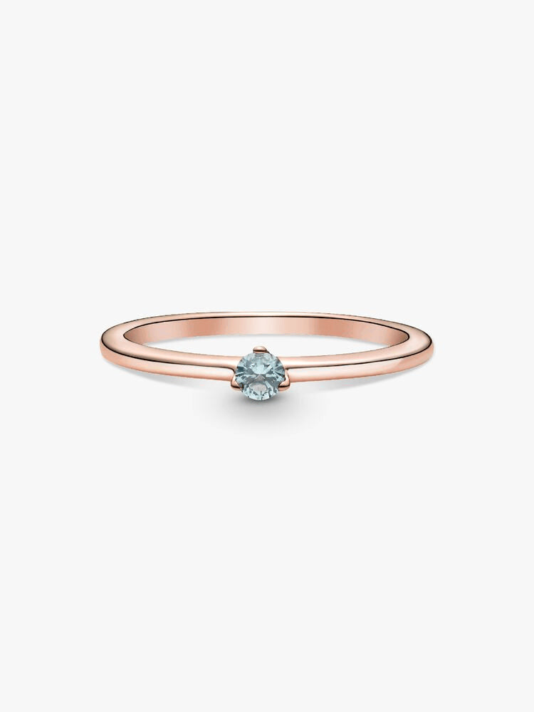 FINAL SALE - Light Blue Solitaire Ring