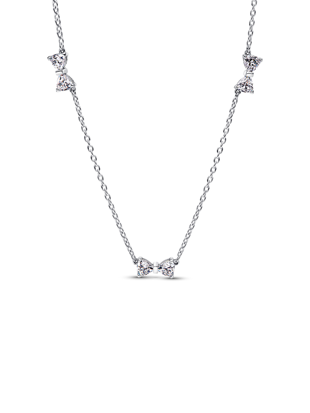 Bow Station Chain Necklace