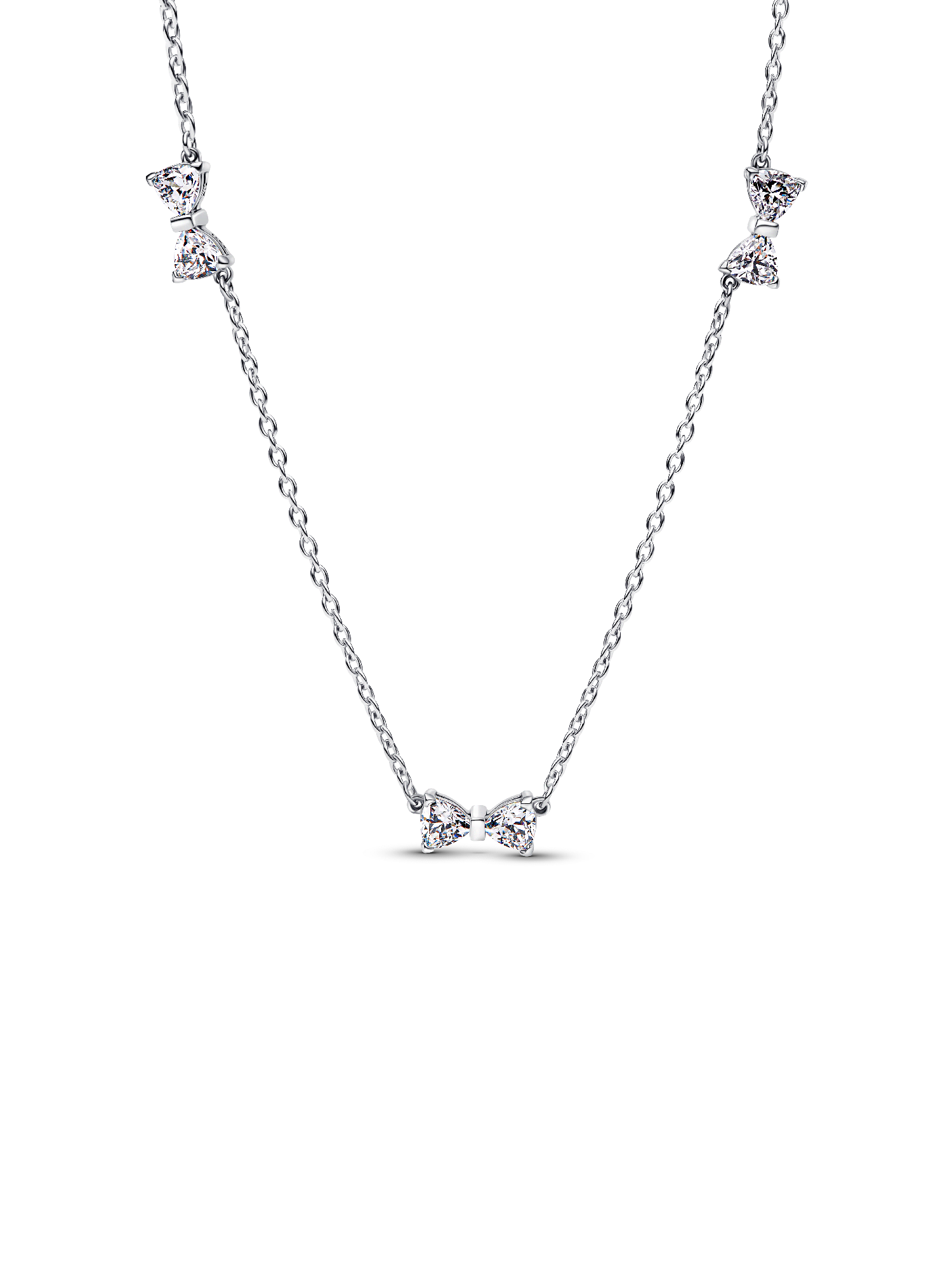 Bow Station Chain Necklace