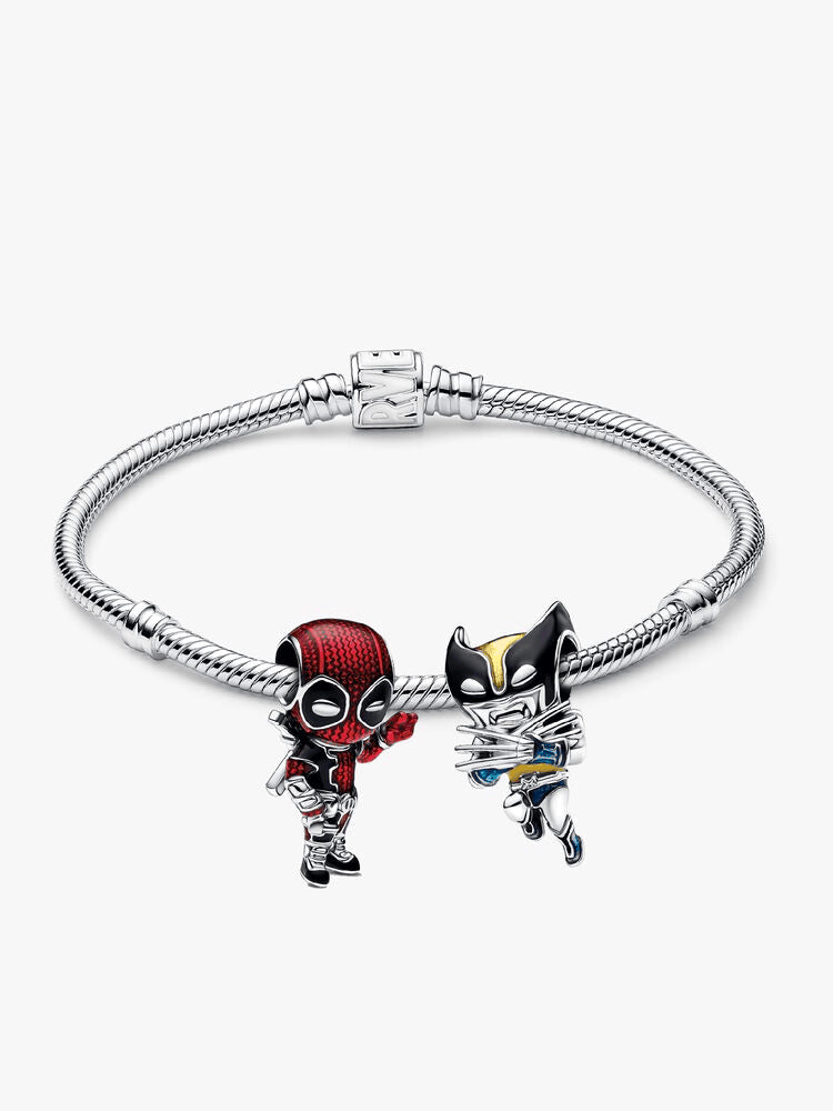 Deadpool and Wolverine Charm Bracelet Set