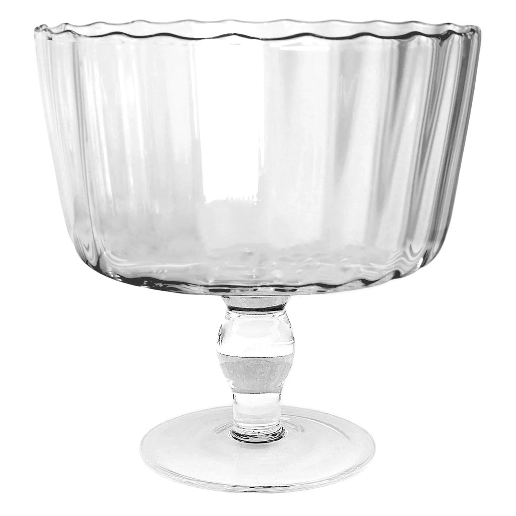 Glass Trifle Bowl, 168 Oz, 9 inch Diameter x 9 inch Height, Clear