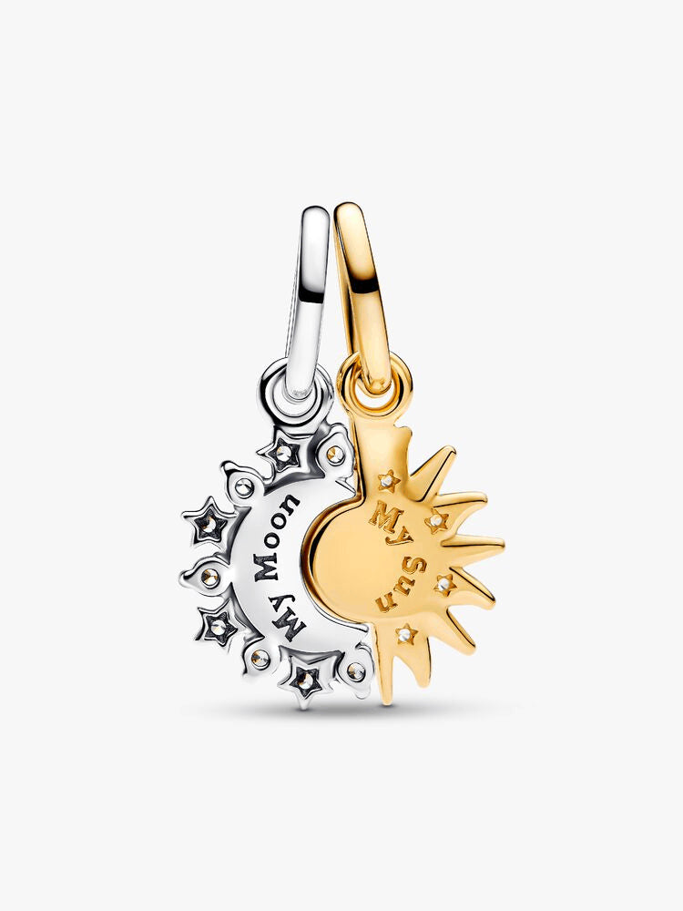 Splittable Sun & Moon Dangle Charm