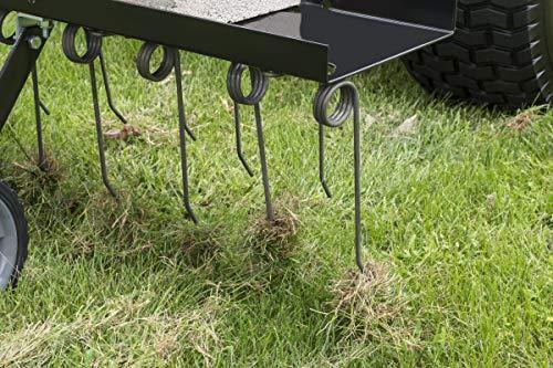 Agri-Fab 48-Inch Tine Tow Dethatcher, Black - 45-0295