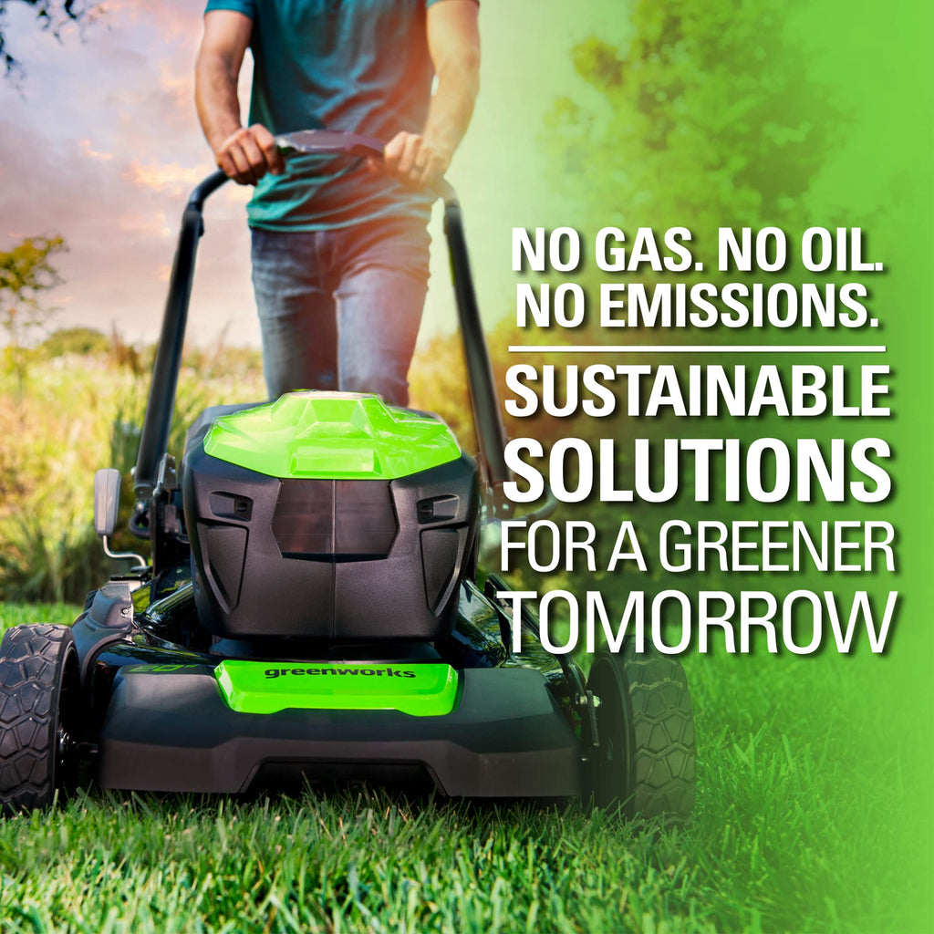 80V Cordless 21-Inch Self-Propelled Brushless Lawn Mower