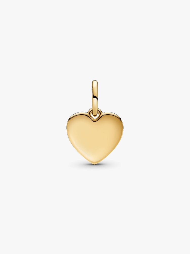 Engravable Love Heart Dangle Charm