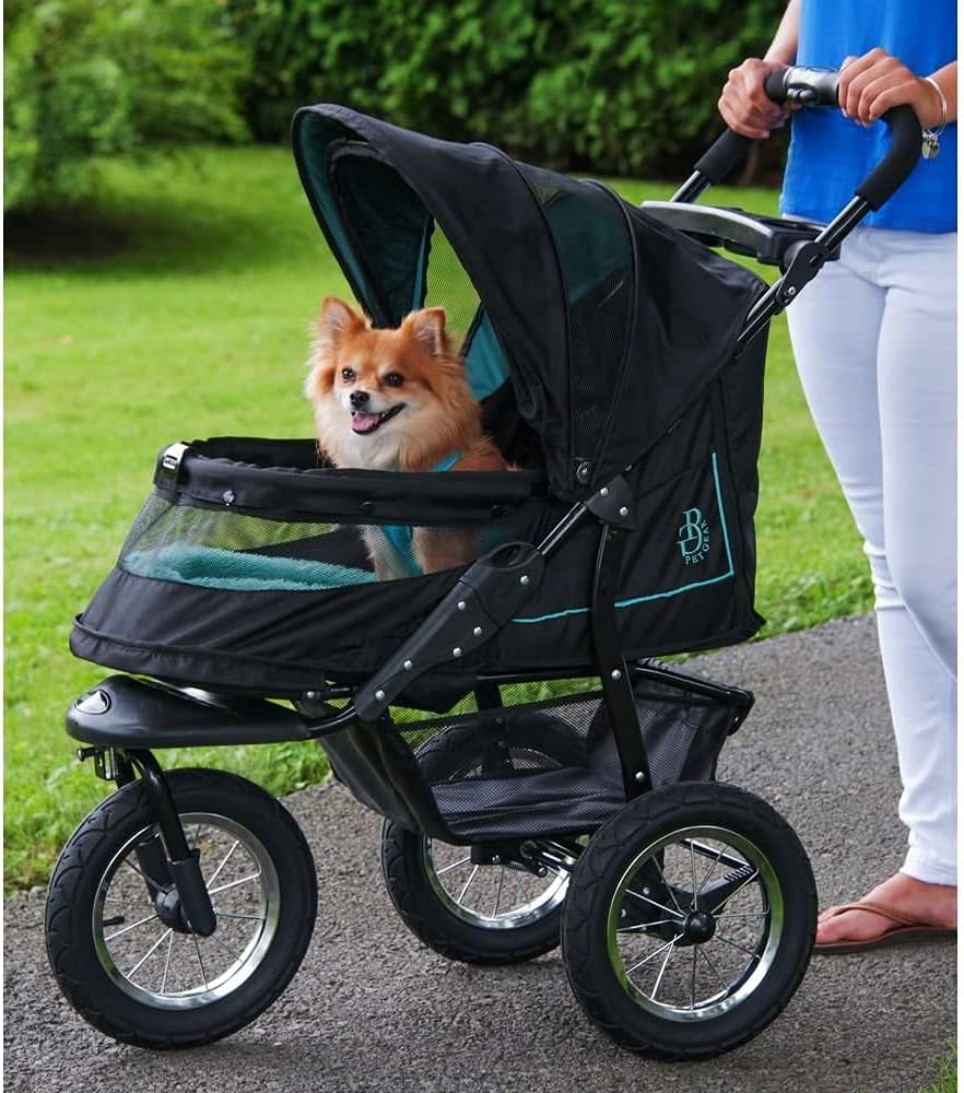 Pet Gear No-Zip Pet Stroller, Skyline, 70 lbs - NV
