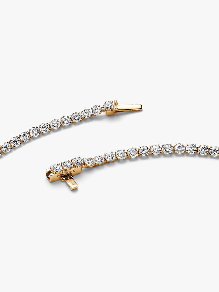 Pandora Era 14k Gold Lab-grown Diamond Tennis Bracelet