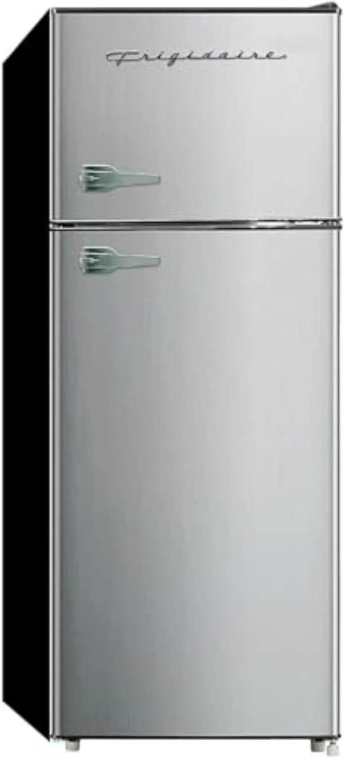 Frigidaire 2-Door Top-Freezer Apartment Size Refrigerator-Freezer Combo, 7.5 Cu Ft, Platinum Series Stainless