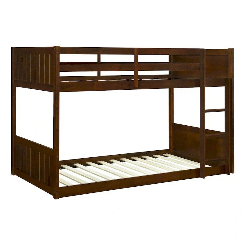 Delphia Twin Over Twin Low Profile Bunk Bed - 77.33 L x 42.25 D x 51.5 H