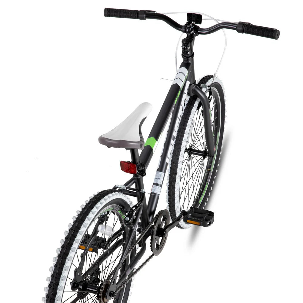 Kids' Single-Speed Mountain Bike, 20-Inch/24-Inch - White Wall Knobby Tires