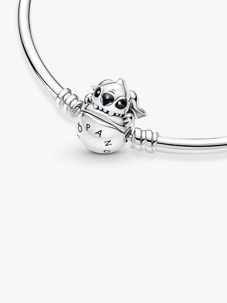 Pandora Moments Disney Stitch Biting Clasp Bangle