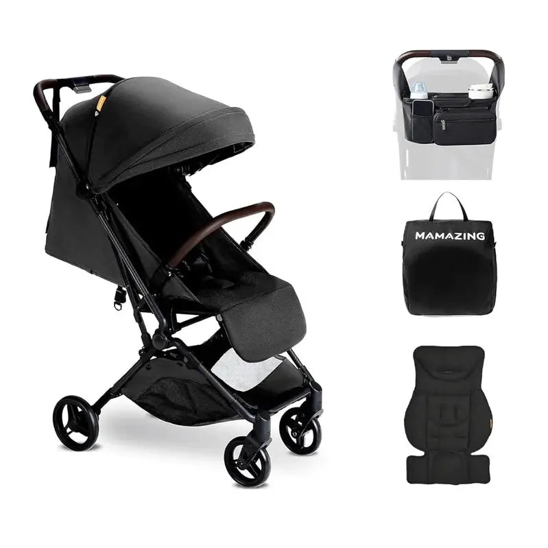 Mamazing Travel Stroller With Carbon Fiber Frame, 11.6 Pounds - Compact Fold