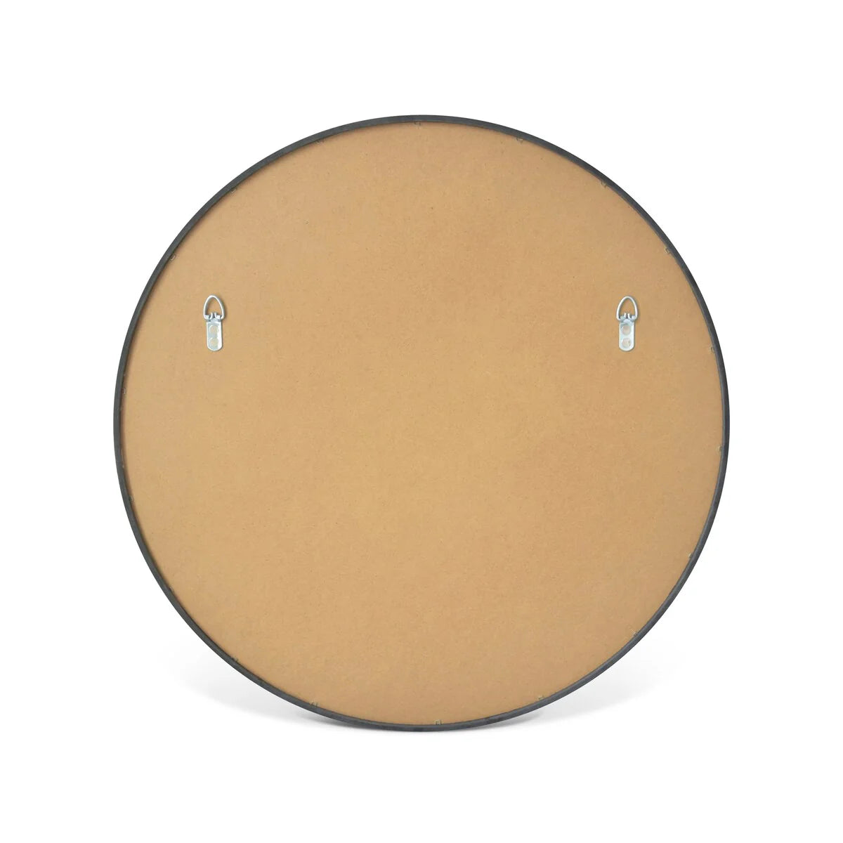 Classic Farmhouse Round Wooden Frame Wall Mirror - 24-inches, 28-inches, 32-inches