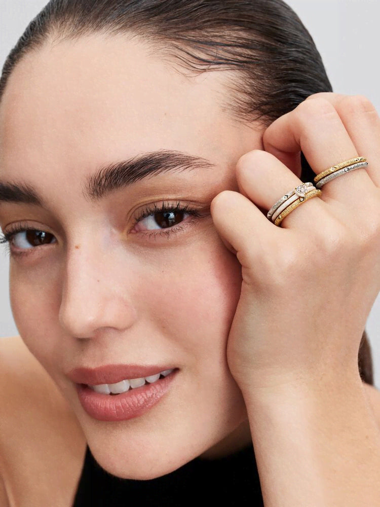 Texture & Stones Ring
