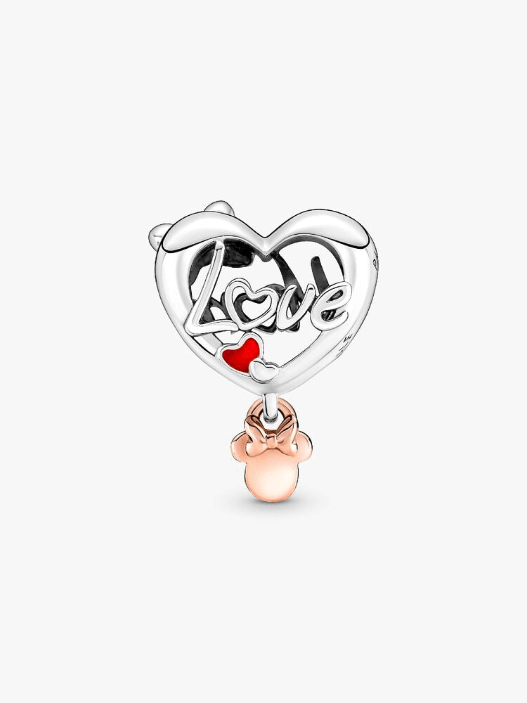 Disney Minnie Mouse Mom Heart Charm