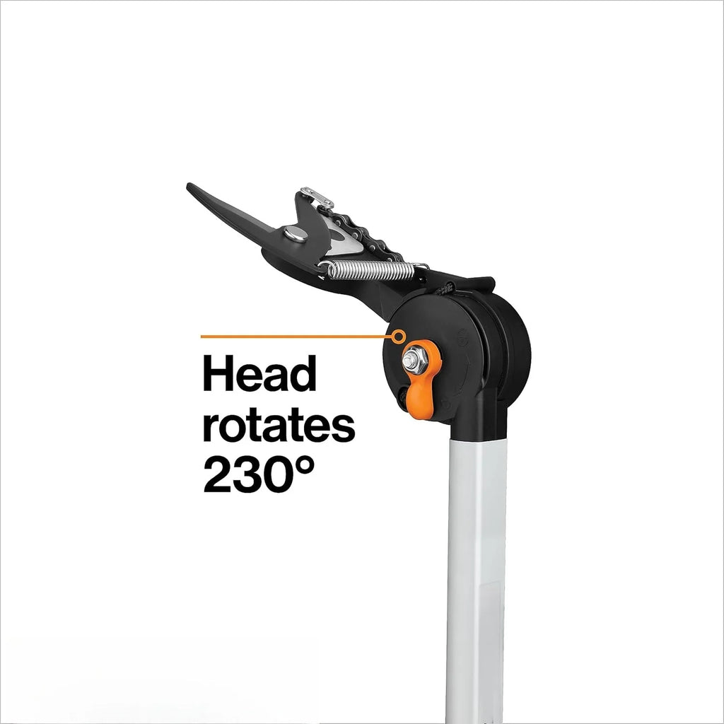 Extendable Tree Pruner And Pole Saw, 7.9 - 12 Feet, 15-Inch Double-Grind Saw Blade - 92406935K