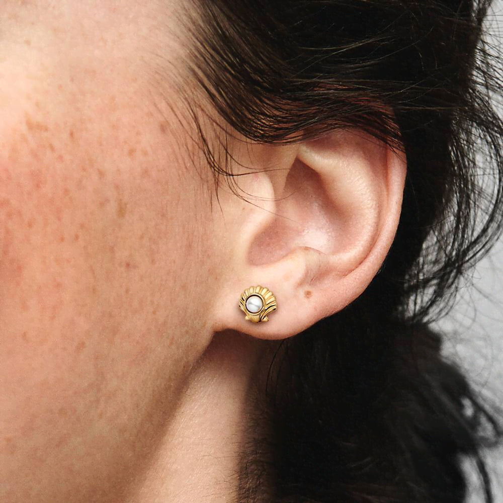 FINAL SALE - Disney The Little Mermaid Seashell Stud Earrings