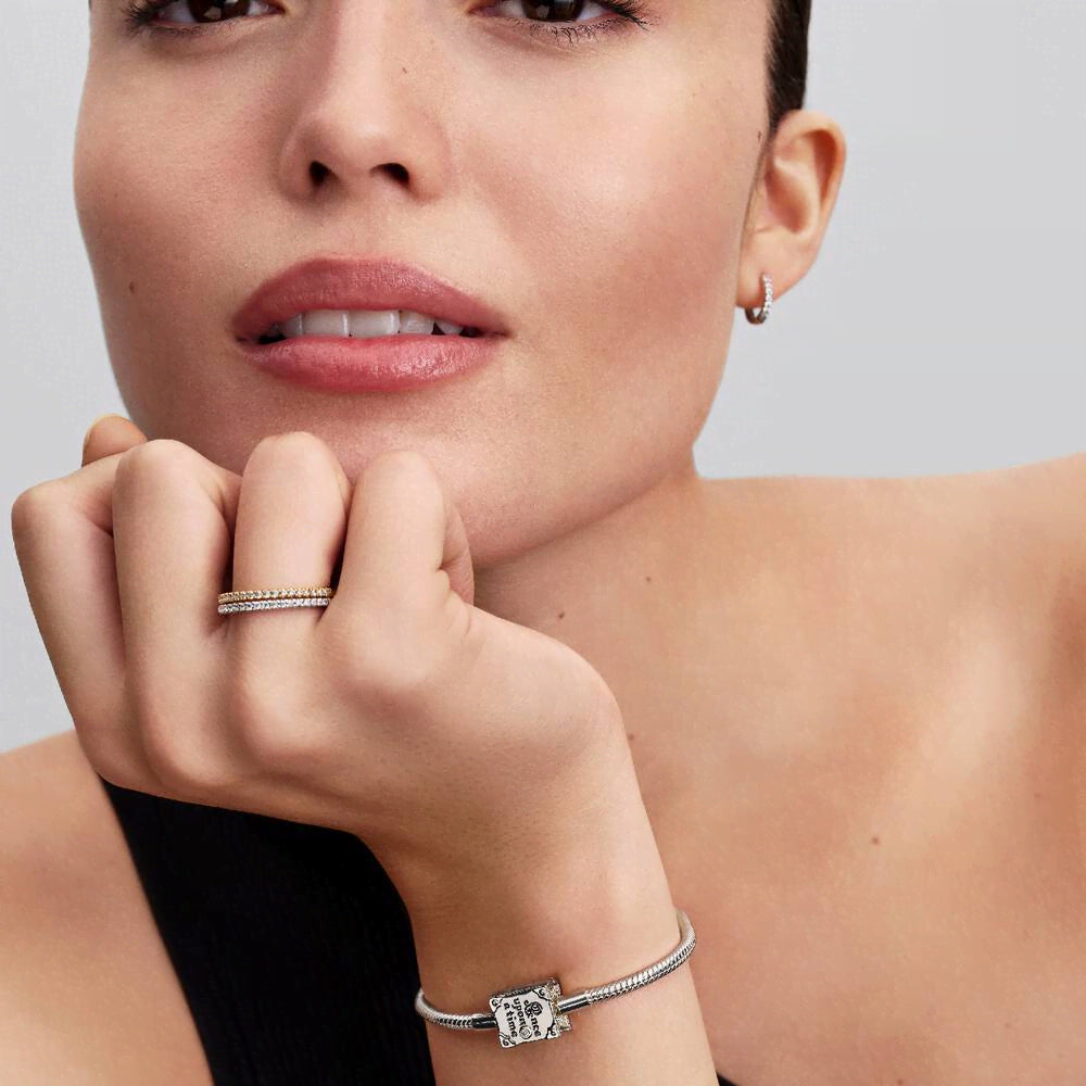 Disney Princess Storybook Lab-grown Diamond Snake Chain Bracelet