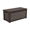 165-Gallon Weather-Resistant Resin Deck Storage Box, Brown