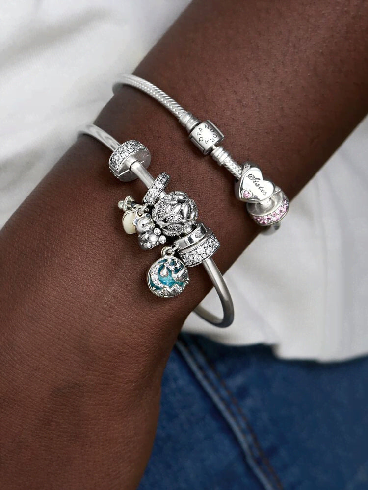 Clear Pavé Clip Charm