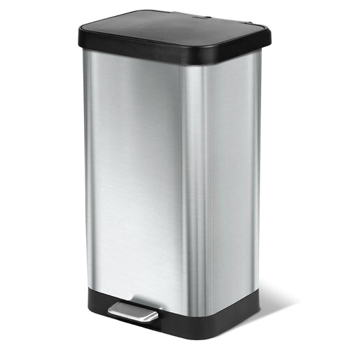 20 Gallon Stainless Steel Step Trash Can With Odor Control
