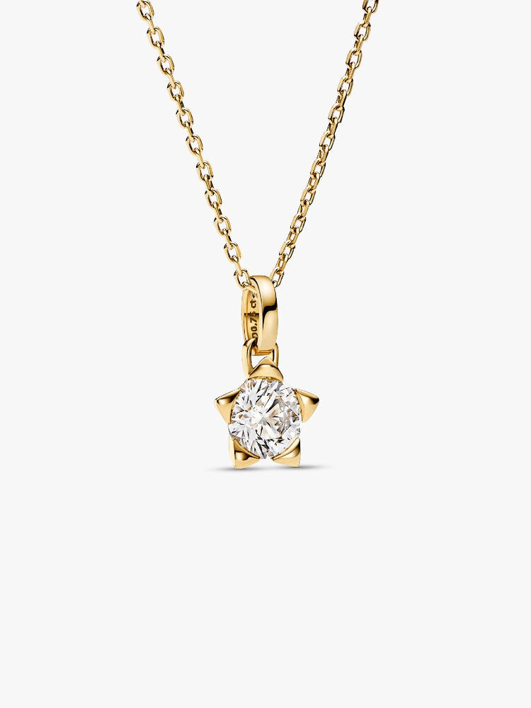 Pandora Talisman 14k Gold Lab-grown Diamond Star Pendant