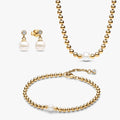 Treated Freshwater Cultured Pearl & Beads Jewelry Set