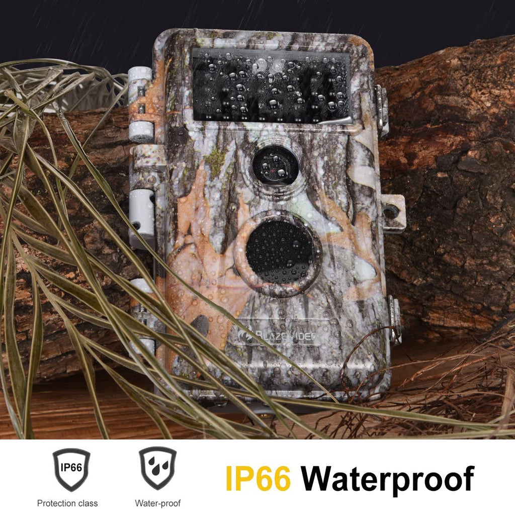 5-Pack Game & Deer Trail Cameras, 16MP 1920x1080P Video, Camo