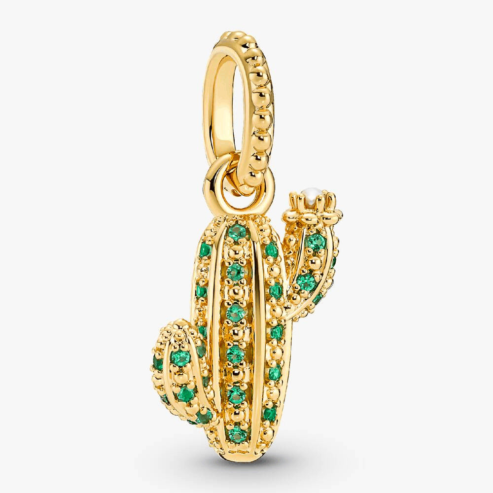 FINAL SALE - Sparkling Desert Cactus Pendant