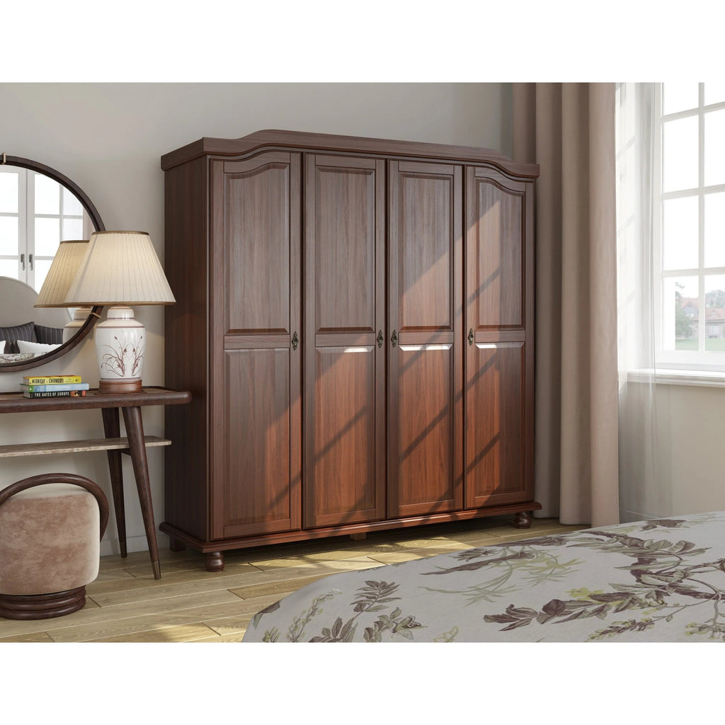 Solid Wood Wardrobe Shelves, Set Of 4, 16.75in W x 18.25in D x 0.75in H - Kyle Collection