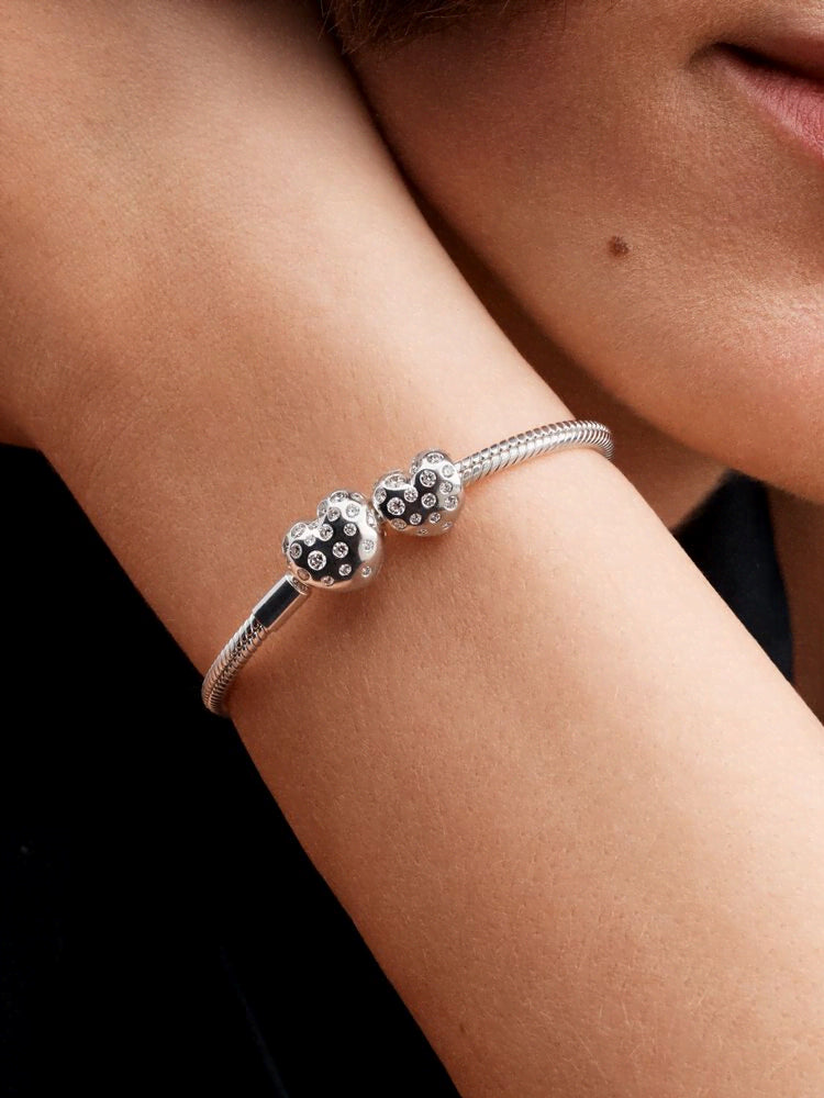 Pandora Sterling Silver Lab-grown Diamond Heart Charm