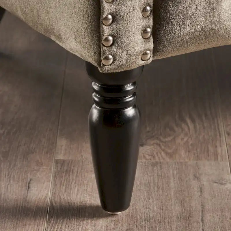 Christopher Knight Home Velvet Tufted Scroll Arm Loveseat, 30.75 x 51.5 x 30.5 Inches - Milani