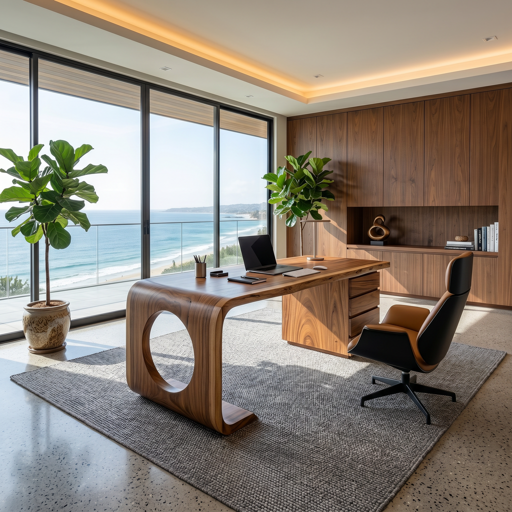 Contemporary Executive Desk Garden Office