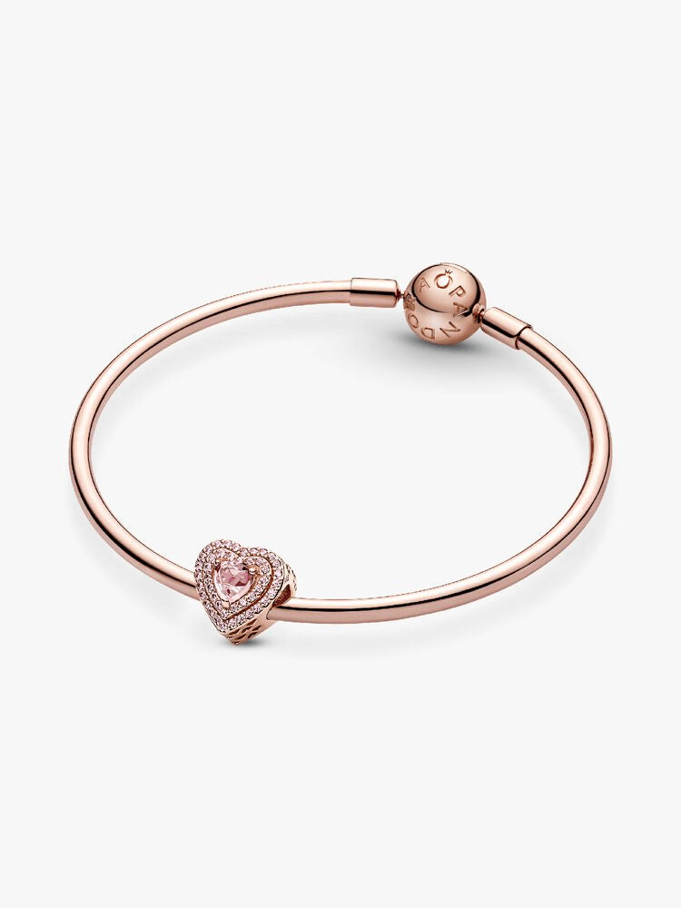 Sparkling Levelled Heart Charm
