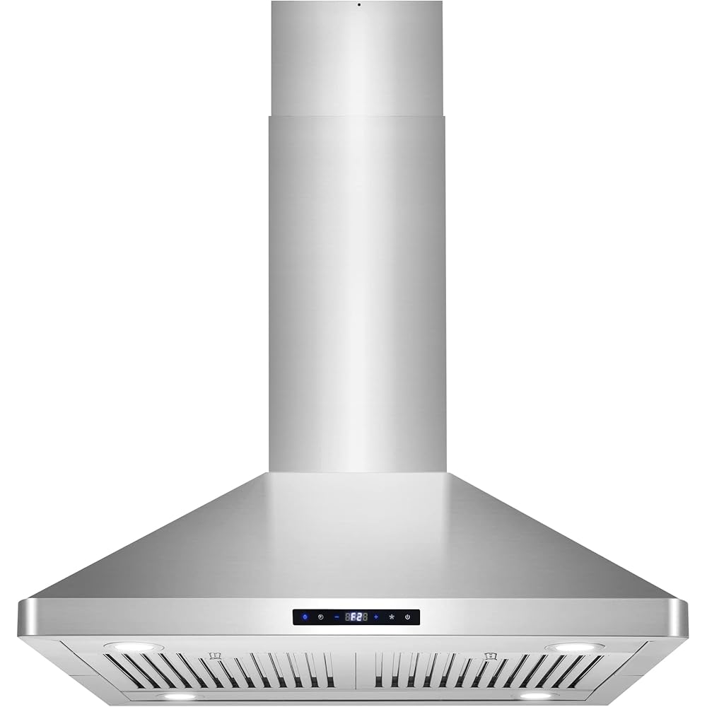 Cosmo Island Range Hood, 30-Inch, Ducted Stainless Steel - COS-63ISS75