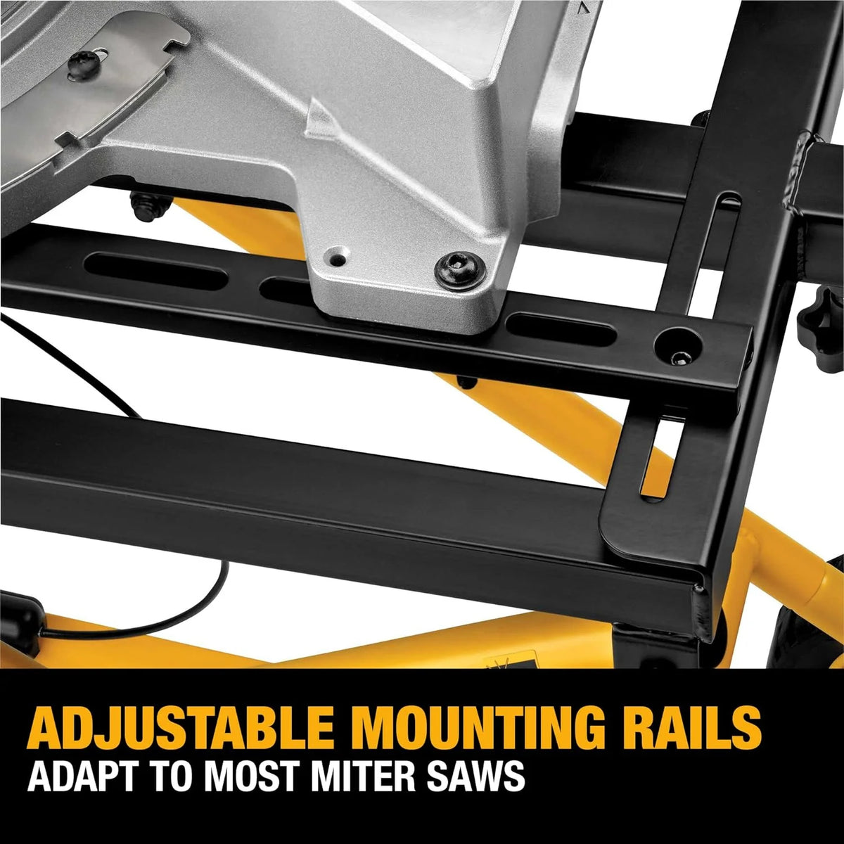 DEWALT Rolling Miter Saw Stand With Wheels, Yellow, 300 lb - DWX726
