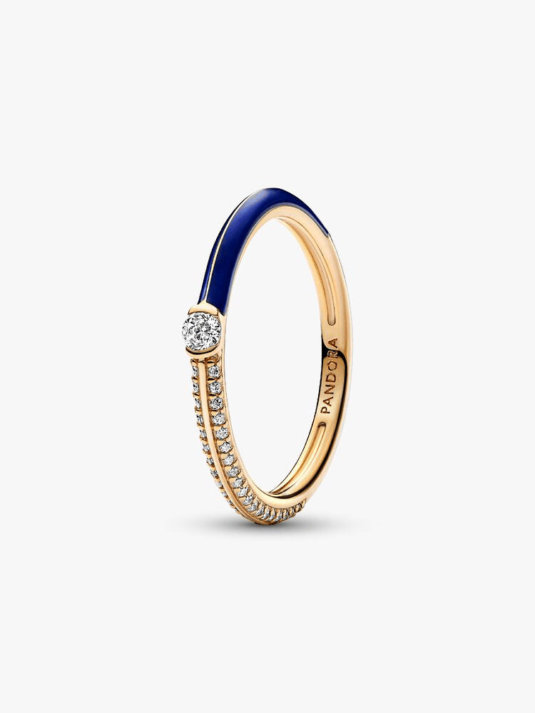 Pandora ME Blue Dual Ring Set