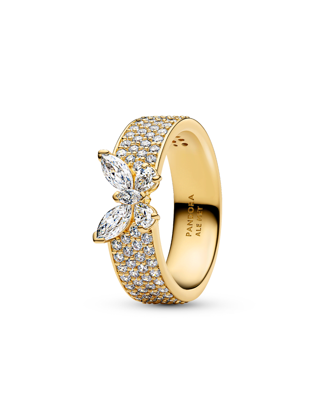 Sparkling Butterfly Bold Ring