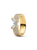 Sparkling Butterfly Bold Ring