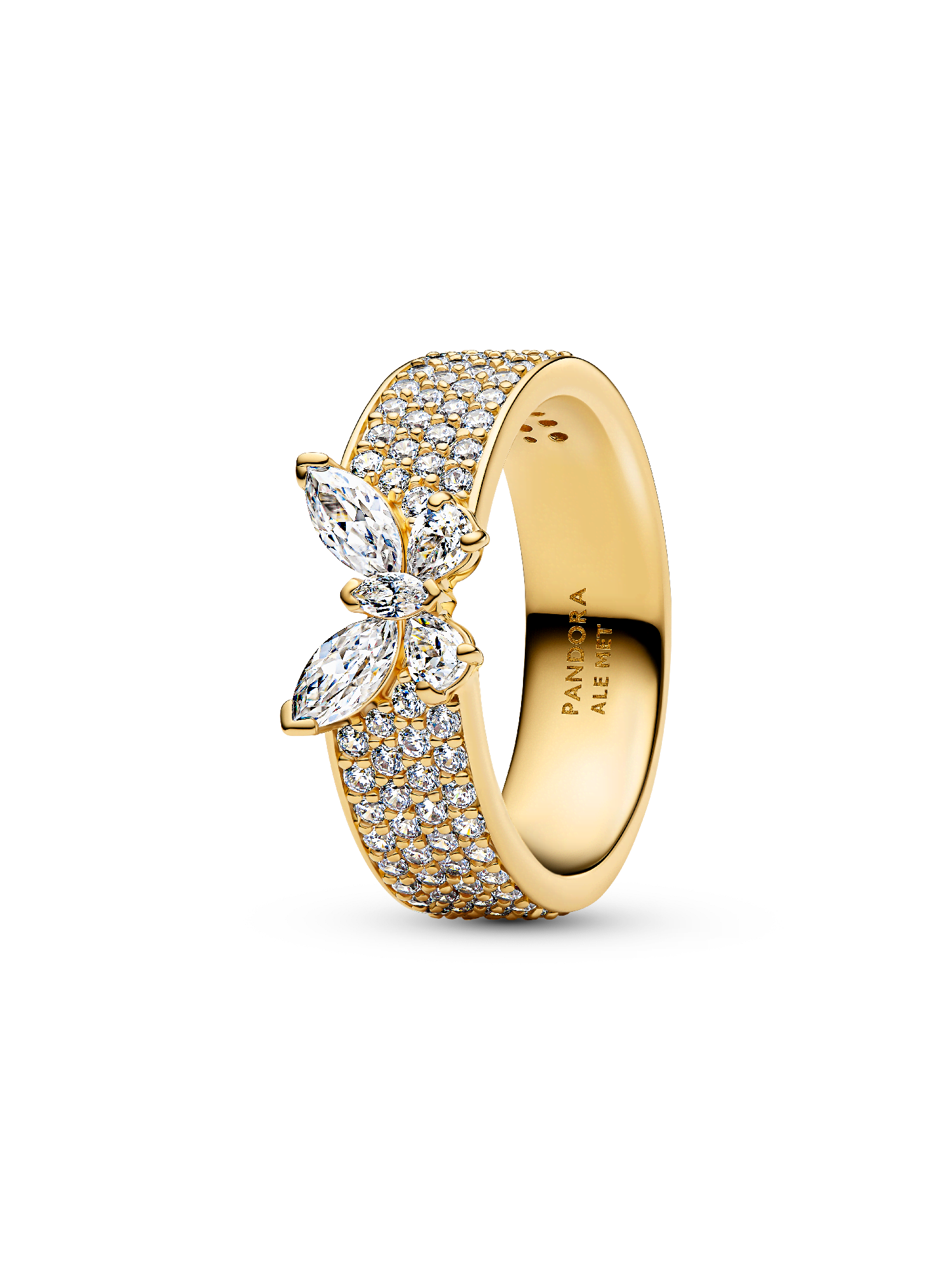 Sparkling Butterfly Bold Ring