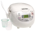 Zojirushi 5.5-Cup Neuro Fuzzy Rice Cooker And Warmer, White - NS-ZCC10