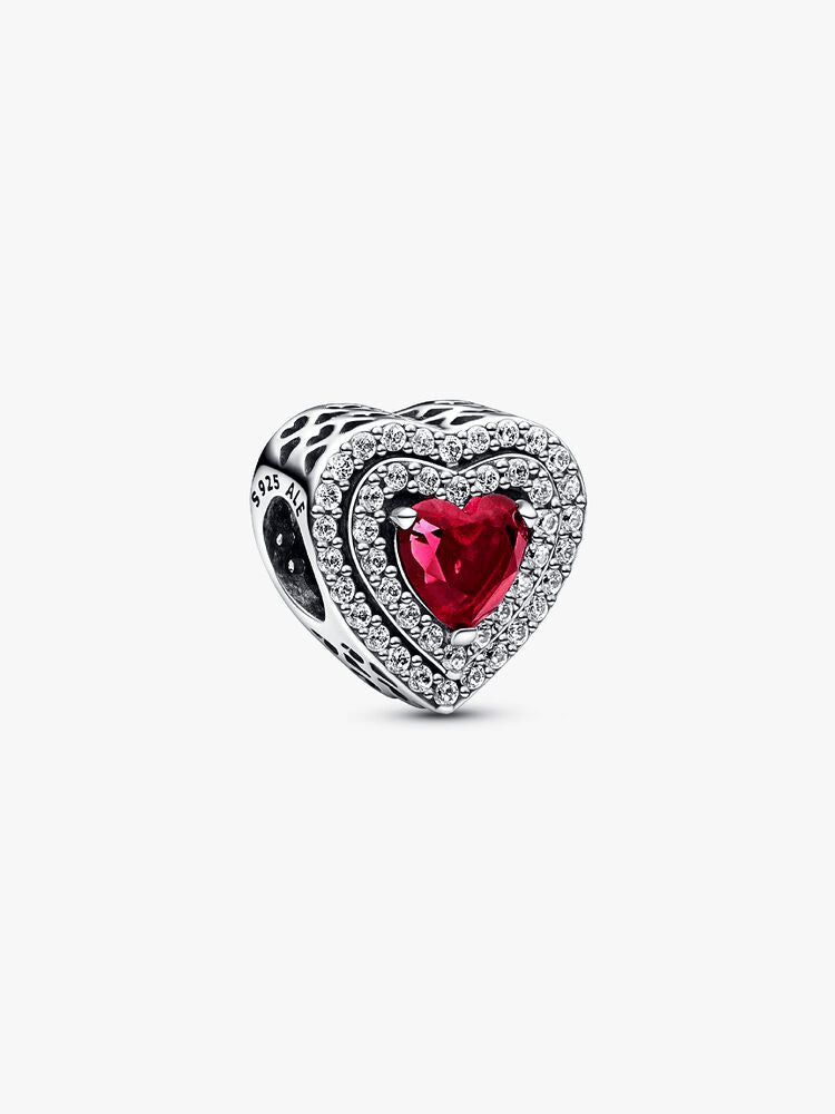 Sparkling Levelled Heart Charm